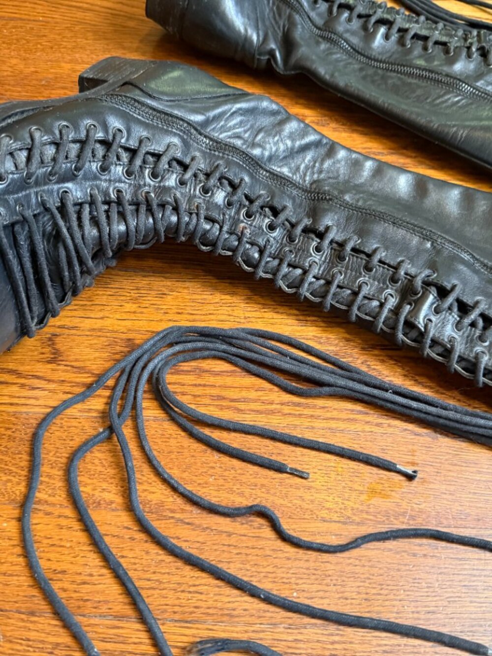 Ann Demeulemeester Triple Lace Boots FY08 - Picture 6 of 16